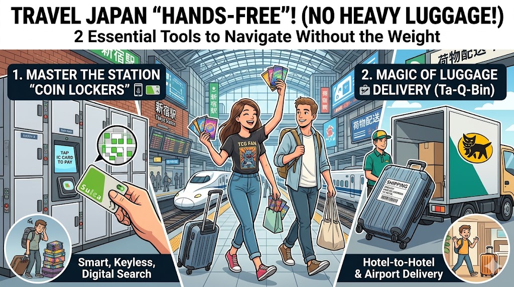 Ditch the Heavy Bags! The Ultimate Guide to Coin Lockers and Luggage Delivery in Japan