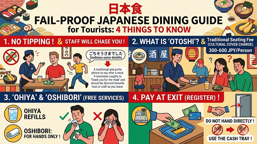 No Tipping Required! Essential Manners and Local Rules for Dining in Japan