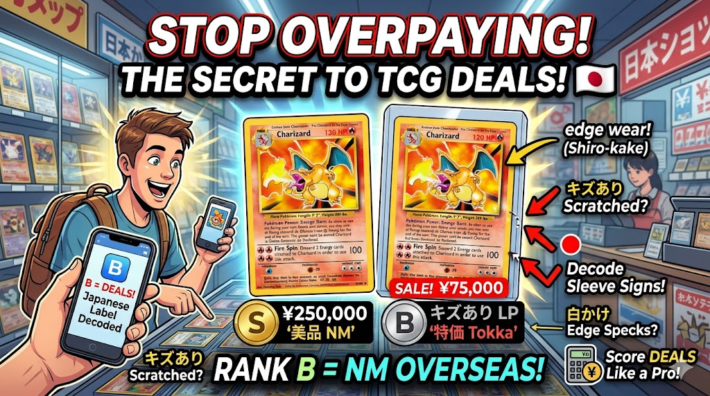 Cracking the Code: A Guide to Card Conditions (Ranks A/B/C) and Price Tags in Japanese Card Shops