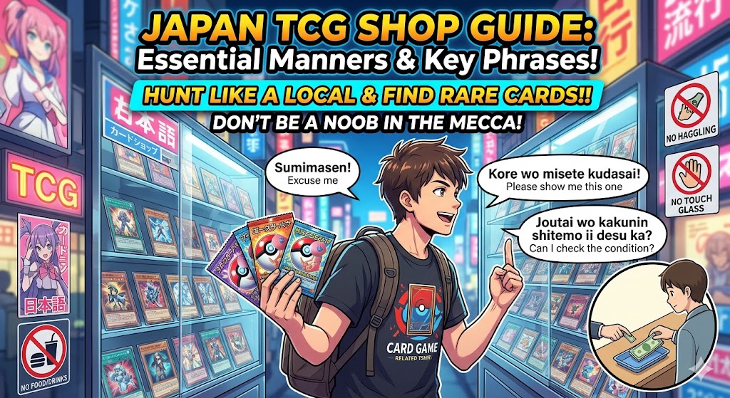 Essential Manners and Useful Phrases for Visiting TCG Shops in Japan