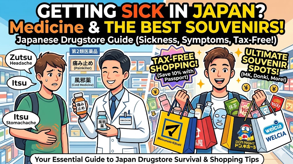 Feeling Sick in Japan? A Guide to Drugstores, OTC Medicine, and Essential Vocabulary